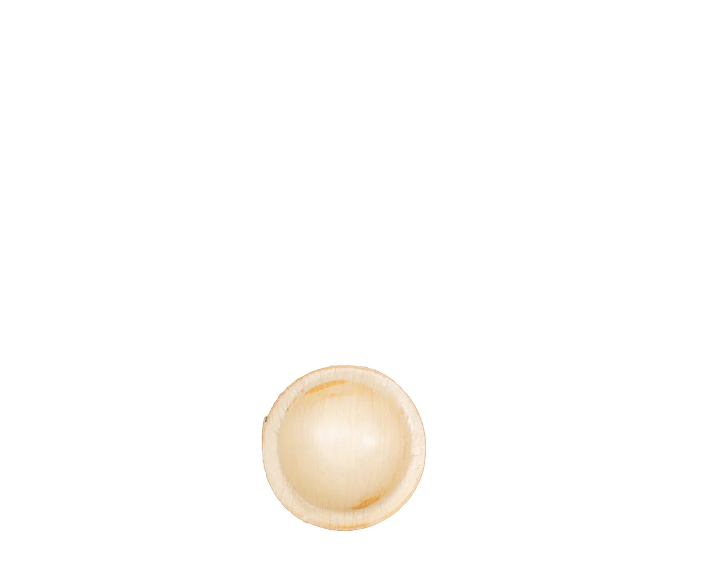 2.5" Round Bowl | 1.5 oz | Compostable Palm Leaf | Case of 600