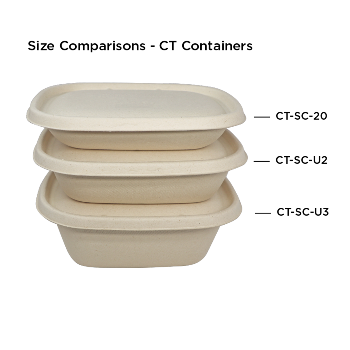 20 oz Compostable Fiber Box with PLA Lining