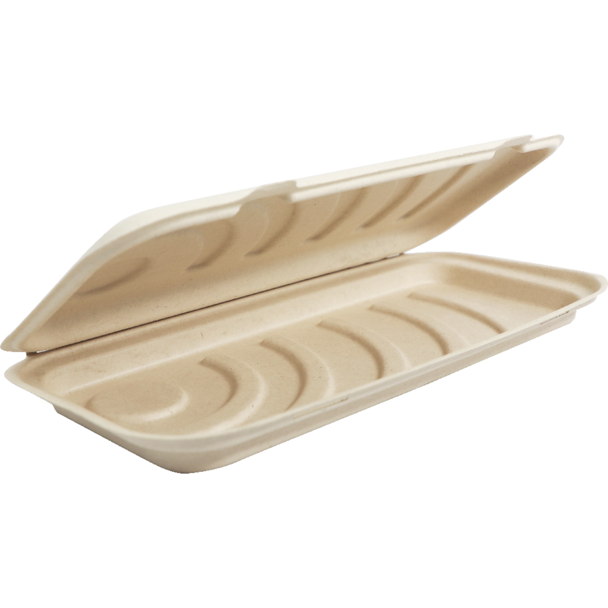 13.5" x 6.5" Flatbread & Pizza Box | Natural Plant Fiber