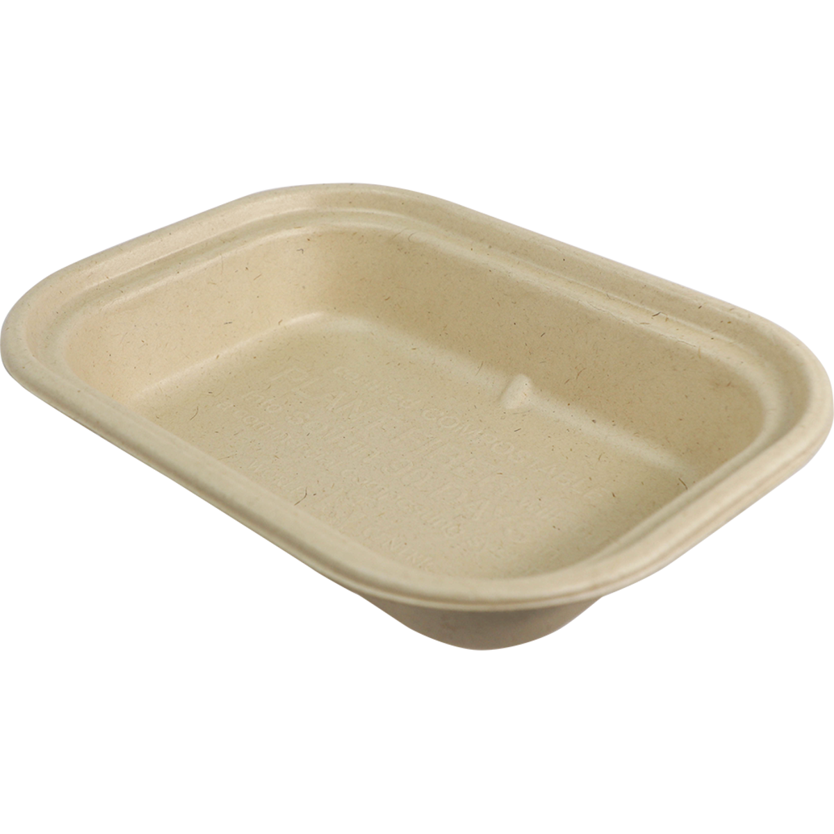 17 oz Compostable Fiber To Go Box Container with PLA Lining