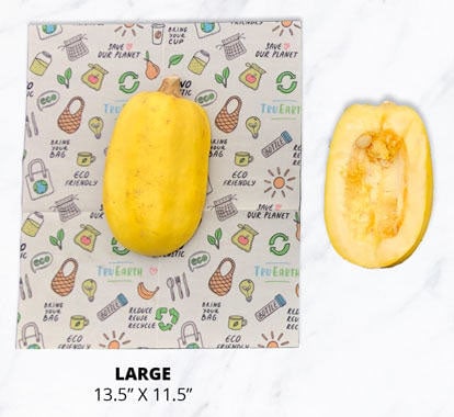 Tru Earth® Beeswax Food Wraps | Reusable | 2-Pack of Large Wraps