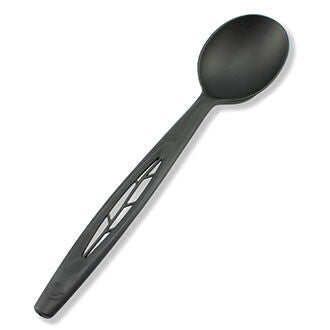 6.5" Compostable Spoons Bulk | Black (Case of 1000)