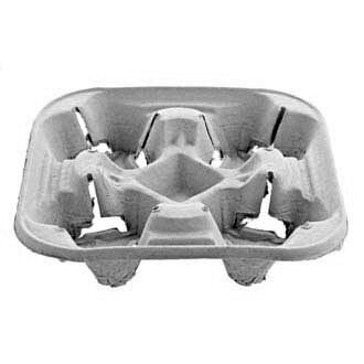Cup Carrier Heavy Duty | 4 Cup | Compostable