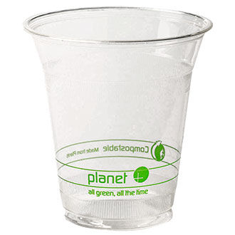 12 oz Cold Cup | Corn Plastic (Pack of 12)