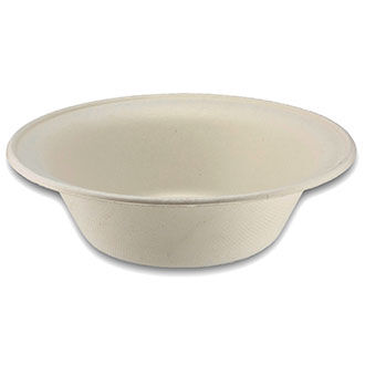 32 oz Sugarcane Bagasse Takeout Bowl