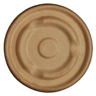 Lid for 8-16 oz Barreled Bowl | Natural Plant Fiber