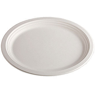 12.5" Oval Plate | Compostable Sugarcane (Pack of 250)