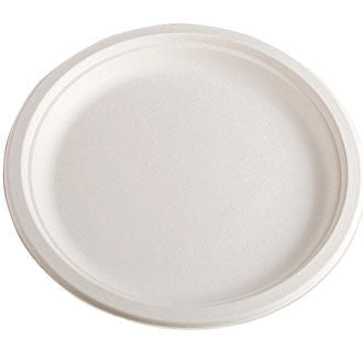 10" Classic Round Plate | Compostable Sugarcane Fiber (Pack of 50)