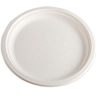 7" Classic Round Plate | Sugarcane & Bamboo (Pack of 500)
