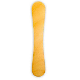 3.5" Wooden Flat Bow-Tie Tasting Spoon | Home Compostable