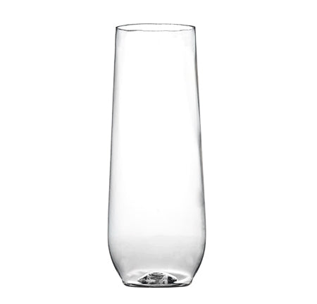 10 oz. Stemless Champagne Flute | Clear | PETE