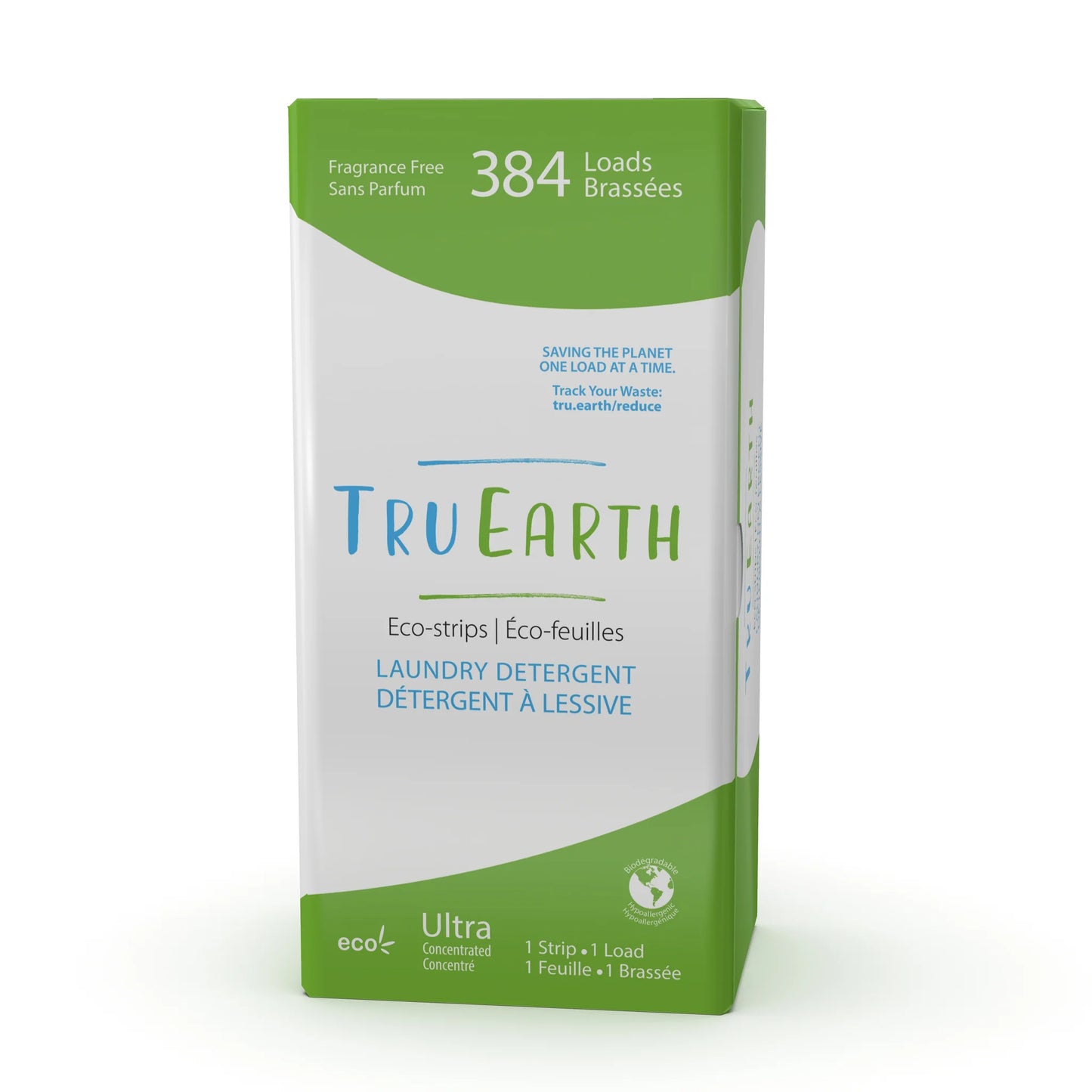 Tru Earth® Eco Laundry Detergent Strips | Eco-Friendly | 384-Load Pack (384 Pack)