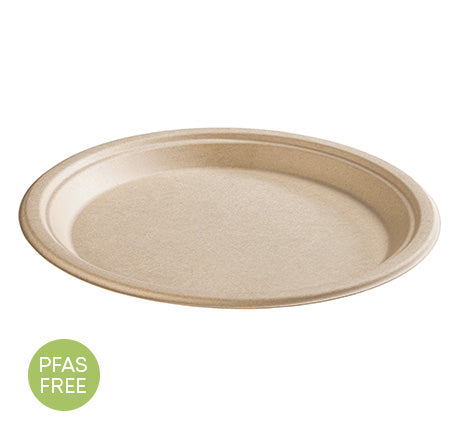 10.25" x 7.75" Oval Platter | Tan | Bagasse | Case of 500