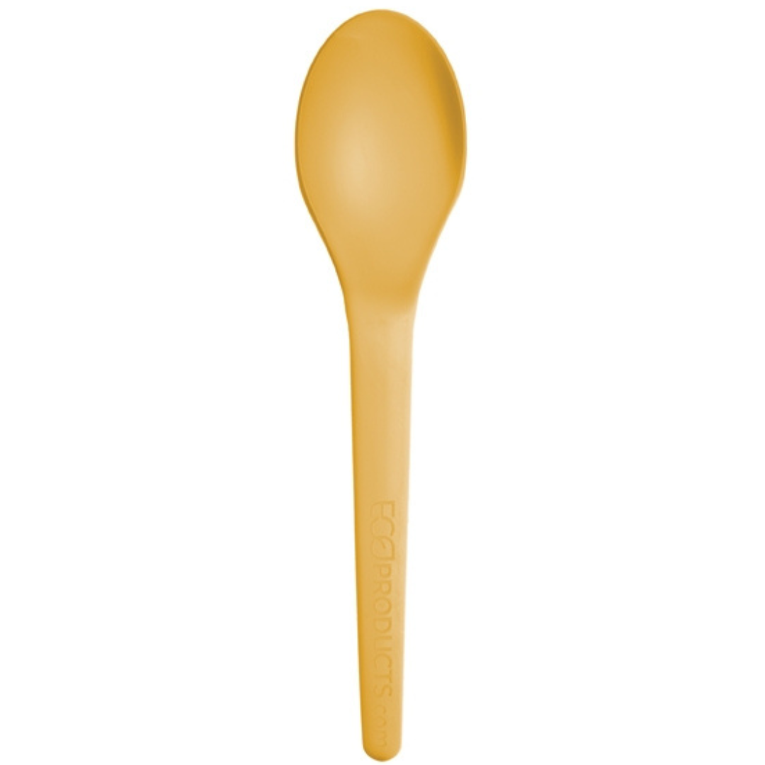 6" Yellow Spoon  | Plantware® High-Heat Utensils