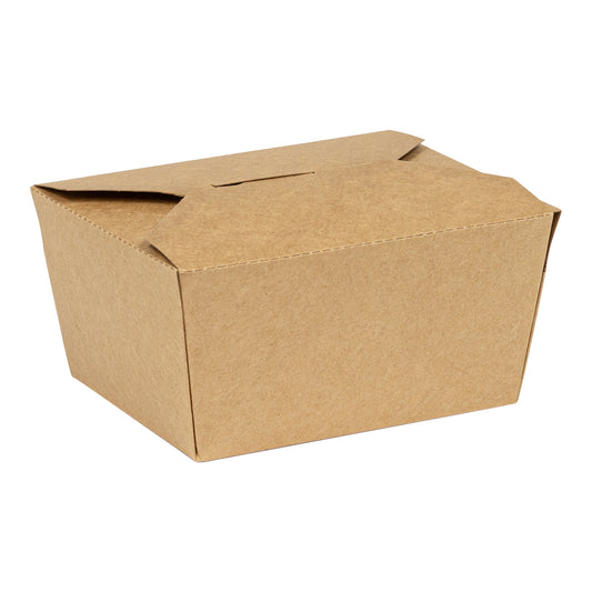 26 oz Recycled Kraft Paper Food Box | #1 Size