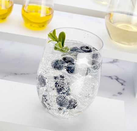 16 oz Stemless Goblet | Clear | Recyclable