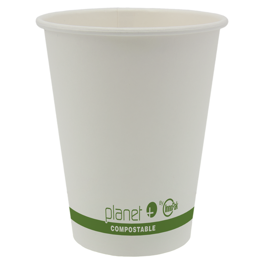 12 oz Compostable Hot Cup | PLA Lined SFI® Paper