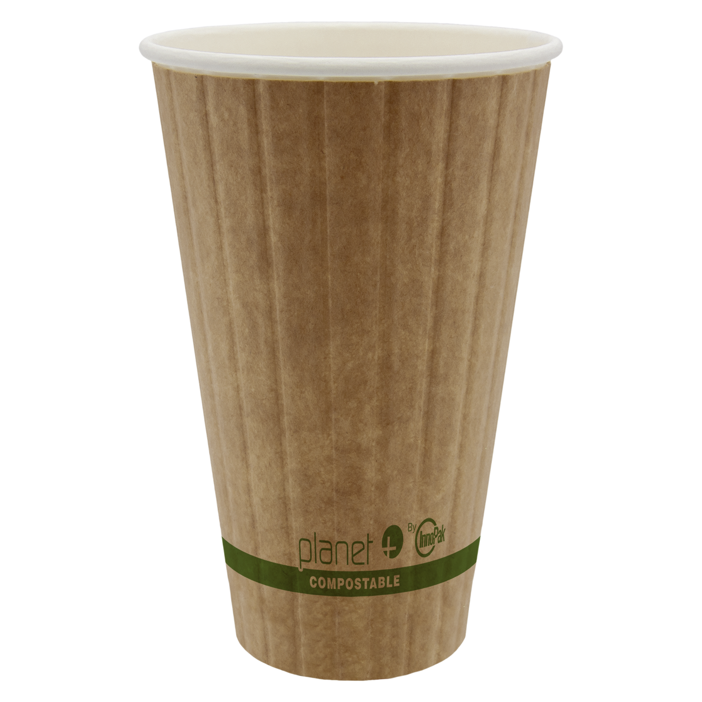 16 oz Compostable Hot Cup | SFI® Paper Cup | PLA Lined | Double Wall  (Case of 600)