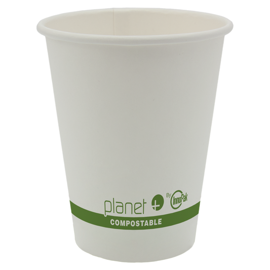 8 oz Compostable Hot Cup | PLA Lined SFI® Paper