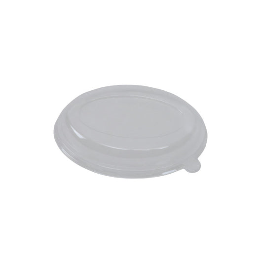 Lid for 20 oz Oval Burrito Bowl | PET Plastic | Recyclable