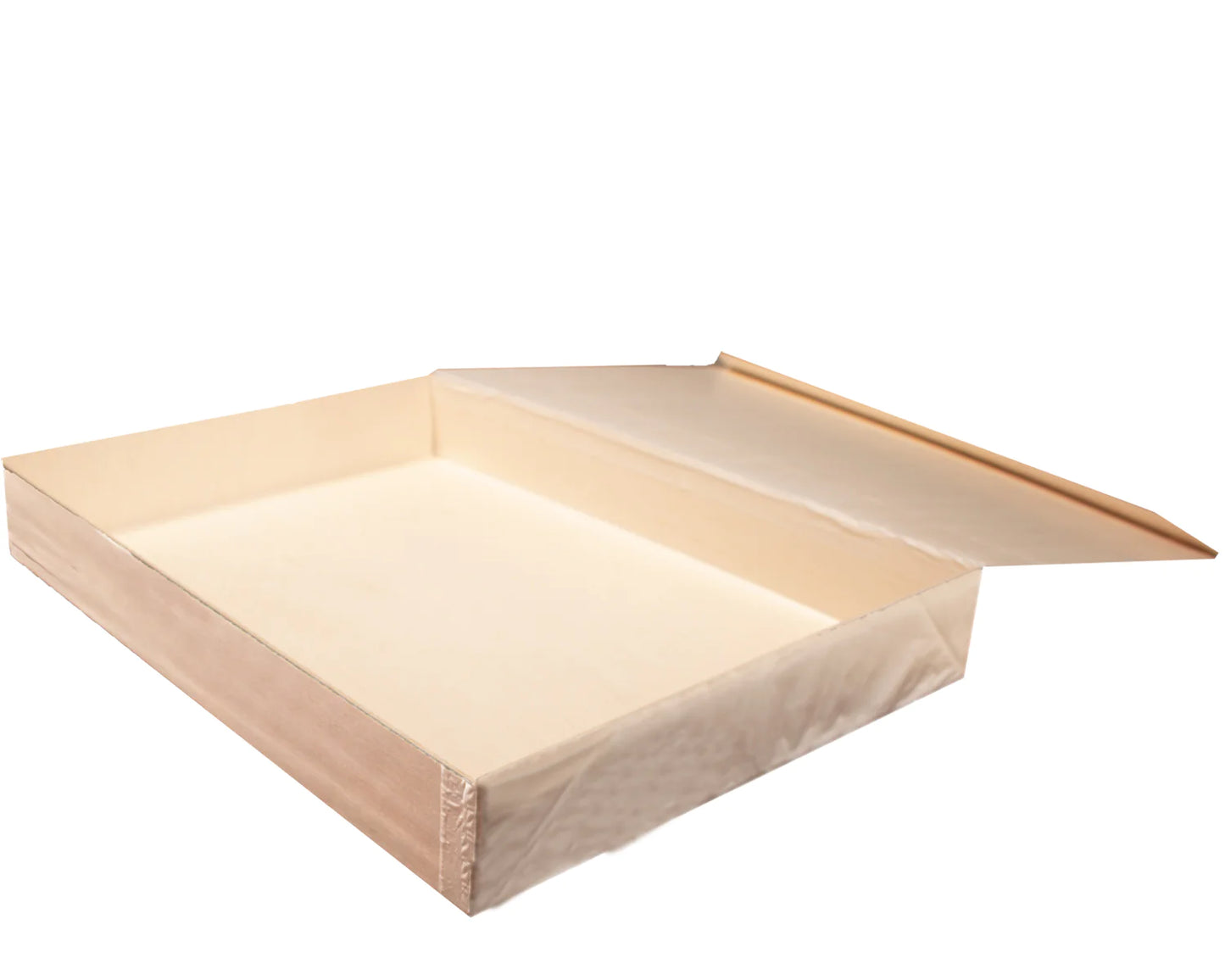 11" x 15" x 3" Collapsible Food Box w/ Attached Lid | Deep Box | Extra Large