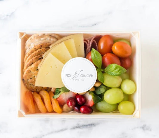 7" X 5" Covered Tray Set | Compostable Balsa Tray with RPET Lid | 100 of each