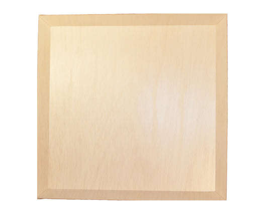 12" x 12" x 1" Square Tray | Fixed Side | Large