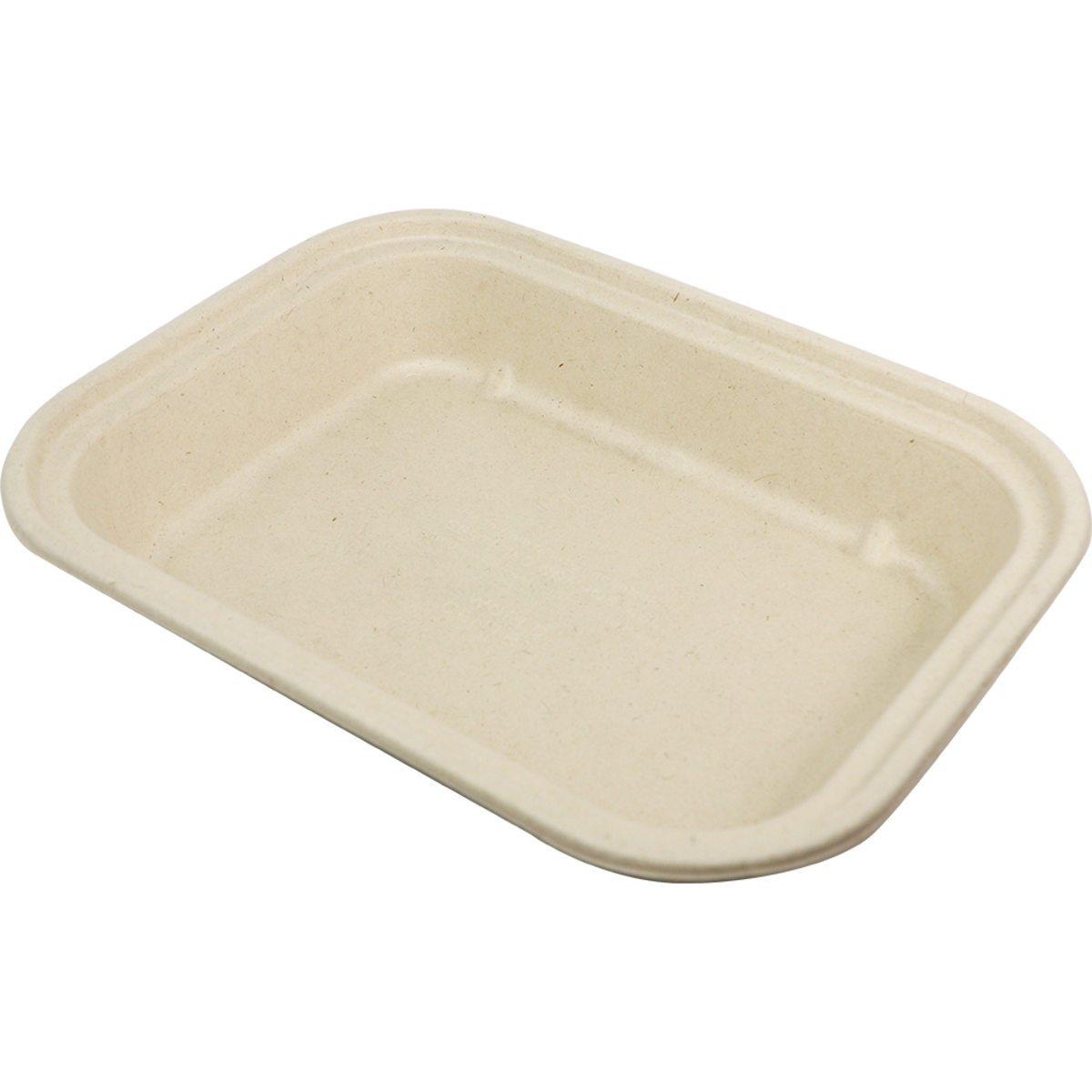 36 oz Fiber To Go Container | 10" x 7.5" x 1.5" | PLA Lined | Compostable (Case of 400)