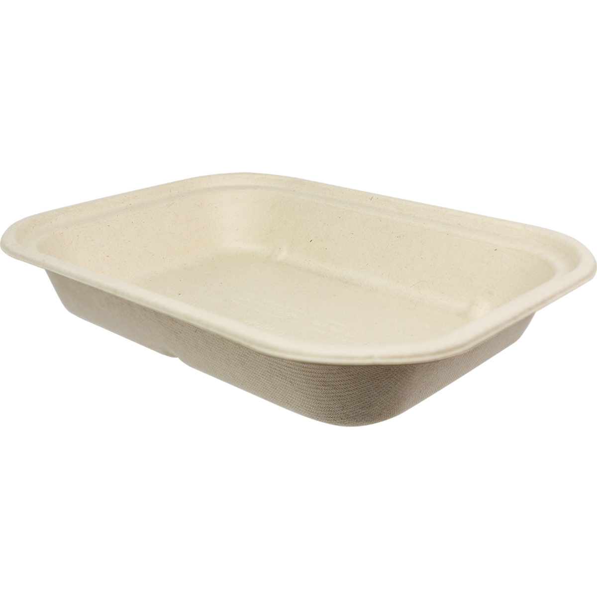 36 oz Fiber To Go Container | 10" x 7.5" x 1.5" | PLA Lined | Compostable