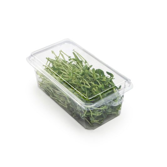 2 - 3 oz.  Top Seal Hanging Fresh Herb & Microgreen Package | Clear | Good Natured® | Compostable PLA