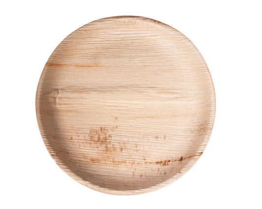 10" Round Plate | Compostable Palm Leaf | Case of 300