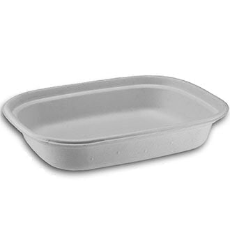32 oz Compostable Takeout Box | Rectangular Grab 'n Go (Case of 300)