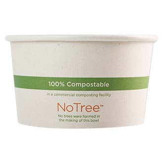 12 oz NoTree® Paper Bowl | Food Container (Pack of 250)