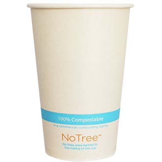 16 oz NoTree® Paper Cold Cup | Compostable (Pack of 50)