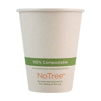 8 oz NoTree® Paper Hot Cup | Compostable