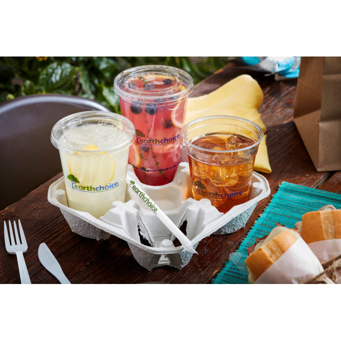 Cup Carrier Heavy Duty | 4 Cup | Compostable (Pack of 150)