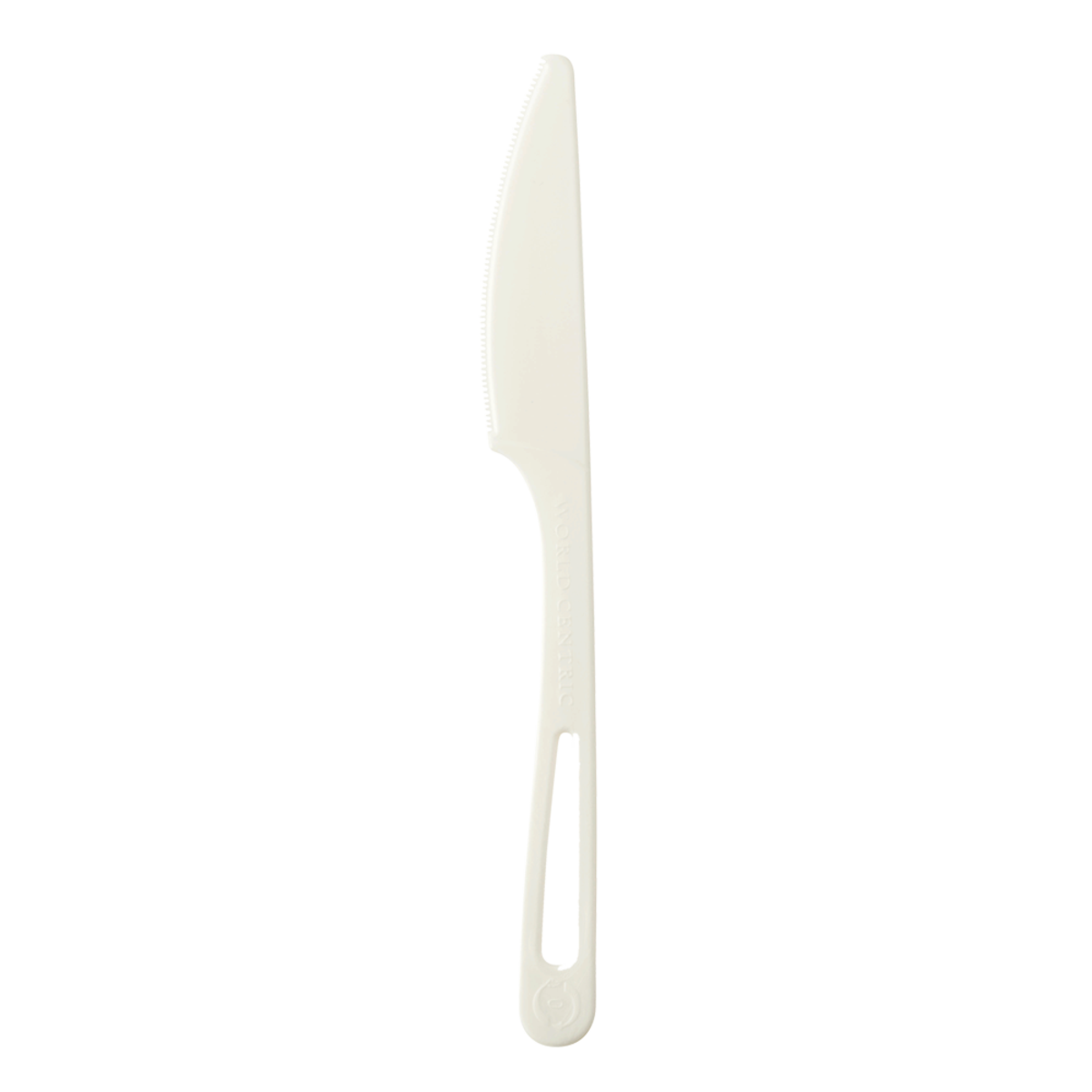 6" Compostable Knife | White | For World Centric® Dispenser (Case of 1000)