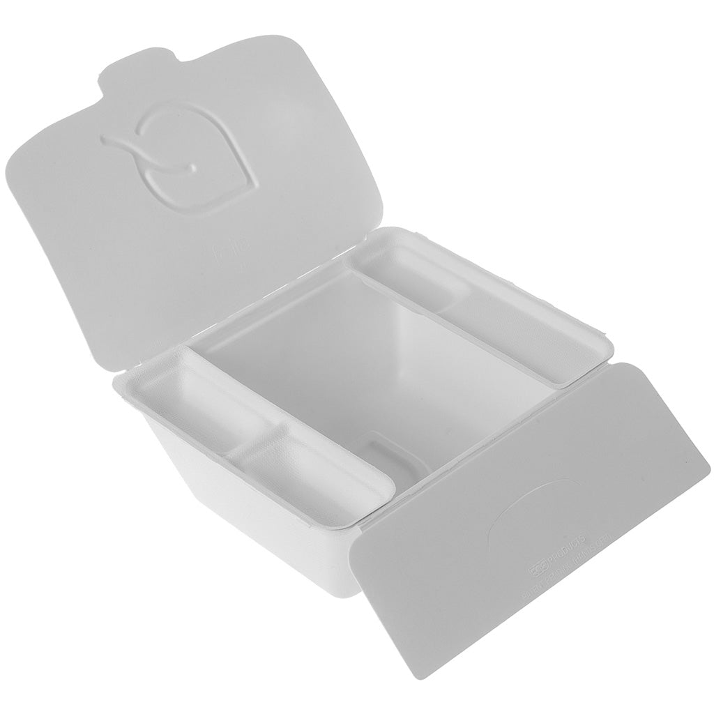 Vanguard™ Folia™ (VI) Renewable & Compostable Take-Out Container | 9 x 7.5 x 3.5 (Case of 150)