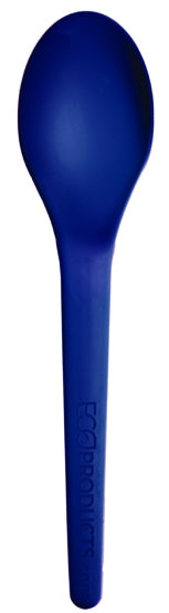 6" Blue Spoon  | Plantware® High-Heat Utensils | Case of 1000