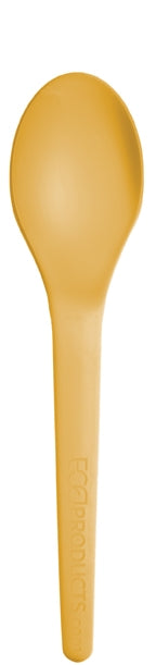6" Yellow Spoon  | Plantware® High-Heat Utensils | Case of 1000