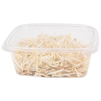32 oz Rectangular Container | Clear PLA | Hinged Lid
