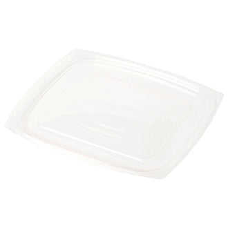 Lid for 24-32 oz Rectangle Deli Container | Compostable | PLA | Clear (Pack of 200)
