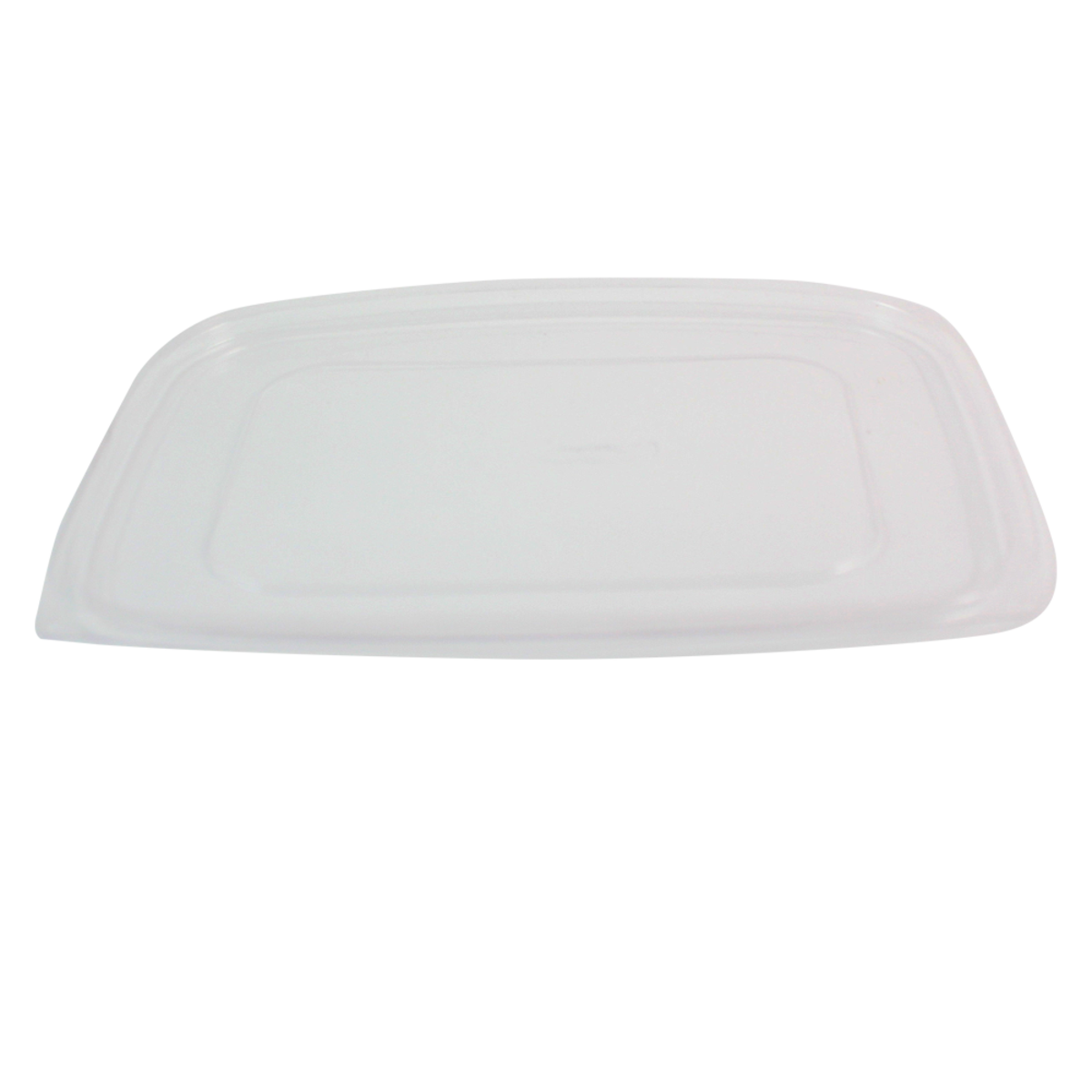 Lid for 48-64 oz Rectangle Deli Container | Compostable | PLA | Clear (Case of 400)