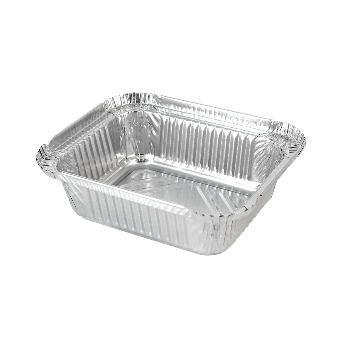 1 LB Rectangle Takeout Pan | Recyclable Aluminum (Case of 1000)