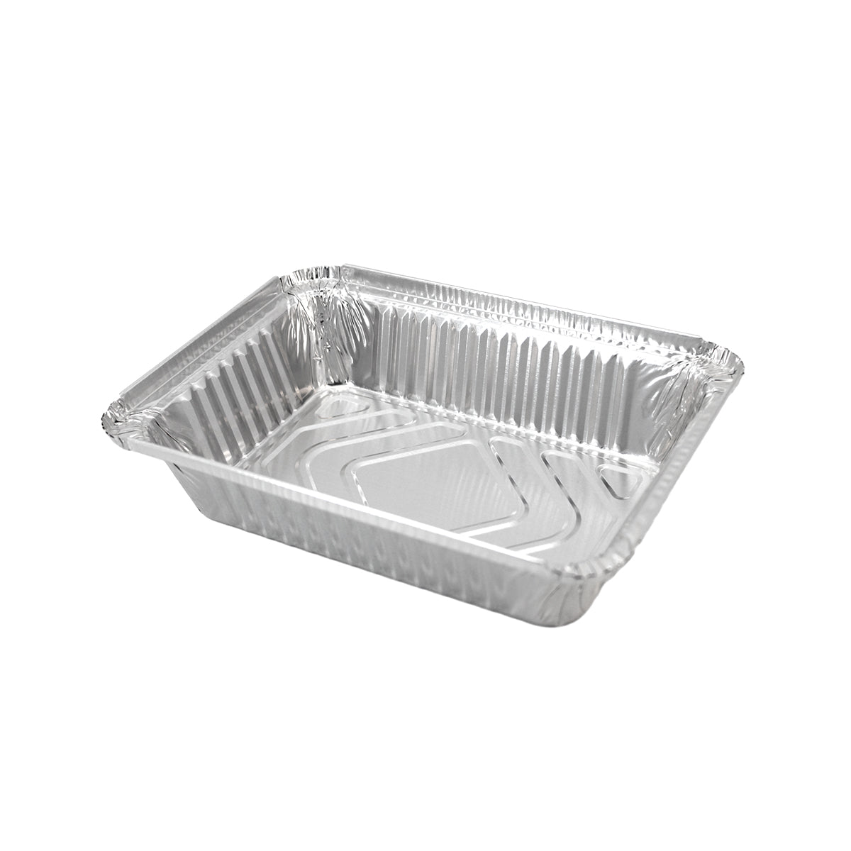 2.25 LB Oblong Takeout Pan | Recyclable Aluminum (Case of 500)