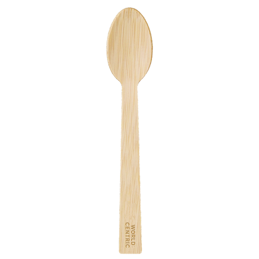6.7" Bamboo Spoons | World Centric® (Pack of 500)