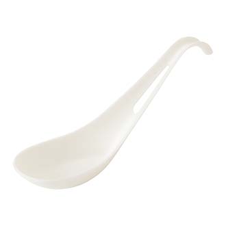 6" Asian Soup Spoon | Ramen Spoon | Compostable TPLA (Pack of 100)