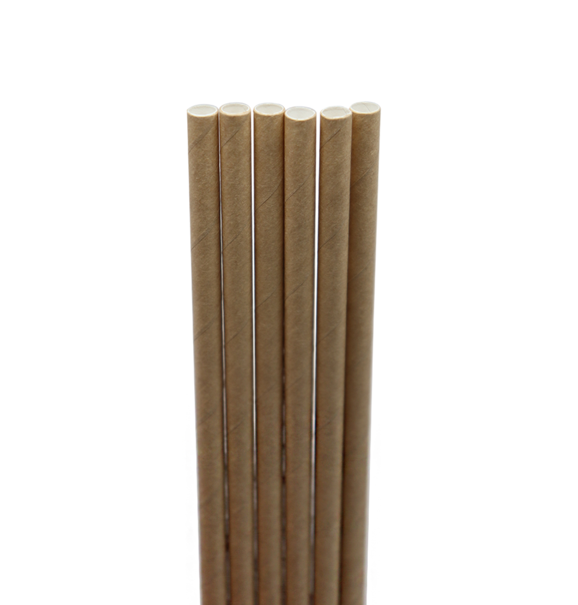 8" FSC® Kraft Paper Straws | Wrapped | Jumbo