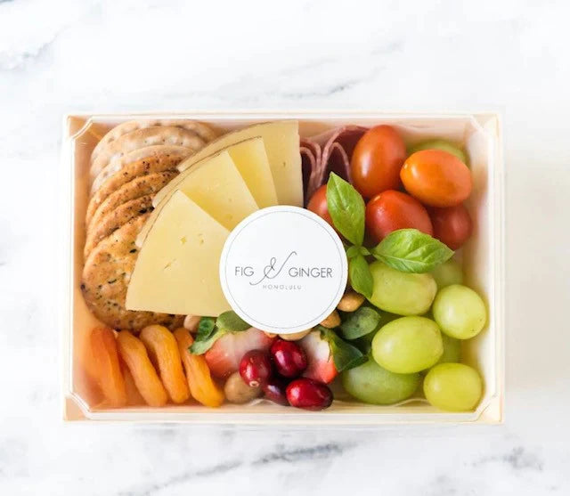 7" X 5" Covered Tray Set | Compostable Balsa Tray with RPET Lid | 100 of each (Case of 100)