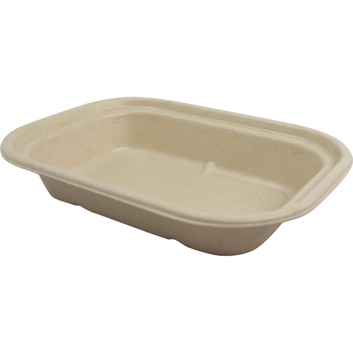 17 oz Compostable Fiber To Go Box Container with PLA Lining | (Pack of 200)